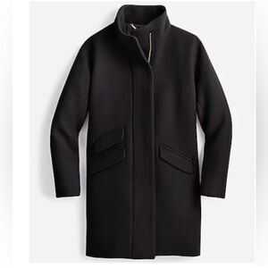 J Crew Women’s Stadium Coat in Black